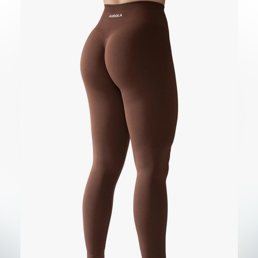 AUROLA Workout Leggings for Women Seamless Scrunch Tights Yoga Pants Medium